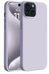 Mey İthalat®  iPhone 15 Kılıf First Silikon - Lila