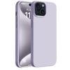 Mey İthalat®  iPhone 15 Kılıf First Silikon - Lila