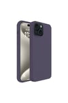 Mey İthalat®  iPhone 15 Kılıf First Silikon - Mürdüm