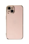 Mey İthalat®  iPhone 15 Kılıf Volet Silikon - Pembe
