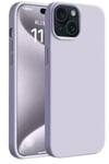 Mey İthalat®  iPhone 15 Plus Kılıf First Silikon - Lila