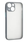 Mey İthalat®  iPhone 15 Plus Kılıf Montreal Silikon Kapak - Gri