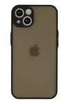Mey İthalat®  iPhone 15 Plus Kılıf Montreal Silikon Kapak - Siyah