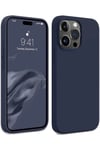 Mey İthalat®  iPhone 15 Pro Kılıf First Silikon - Lacivert