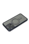 Mey İthalat®  iPhone 15 Pro Kılıf Joke Simli Magneticsafe Kılıf - Lacivert