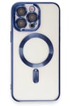 Mey İthalat®  iPhone 15 Pro Kılıf Kross Magneticsafe Kapak - Lacivert