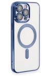 Mey İthalat®  iPhone 15 Pro Kılıf Kross Magneticsafe Kapak - Lacivert