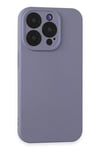 Mey İthalat®  iPhone 15 Pro Kılıf Nano içi Kadife Silikon - Lila