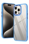 Mey İthalat®  iPhone 15 Pro Kılıf Power Silikon - Mavi