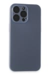 Mey İthalat®  iPhone 15 Pro Kılıf Puma Silikon - Mavi