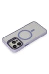 Mey İthalat®  iPhone 15 Pro Kılıf Roblox Lens Magsafe Standlı Kapak - Lila
