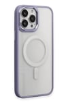 Mey İthalat®  iPhone 15 Pro Kılıf Room Magneticsafe Silikon - Lila
