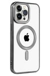 Mey İthalat®  iPhone 15 Pro Max Kılıf Kronos Magsafe Kapak - Siyah