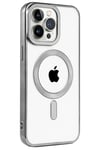 Mey İthalat®  iPhone 15 Pro Max Kılıf Kronos Magsafe Kapak - Titanyum Gri