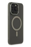 Mey İthalat®  iPhone 15 Pro Max Kılıf Lodos Magneticsafe Mat Kapak - Titan Gri