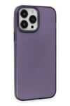 Mey İthalat®  iPhone 15 Pro Max Kılıf Modos Metal Kapak - Derin Mor