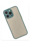 Mey İthalat®  iPhone 15 Pro Max Kılıf Montreal Silikon Kapak - Yeşil