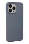 Mey İthalat®  iPhone 15 Pro Max Kılıf Nano içi Kadife Silikon - Gri