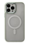Mey İthalat®  iPhone 15 Pro Max Kılıf Room Magneticsafe Silikon - Su Yeşili