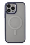 Mey İthalat®  iPhone 15 Pro Max Kılıf Room Magneticsafe Silikon - Sierra Blue