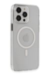 Mey İthalat®  iPhone 15 Pro Max Kılıf Tron Şeffaf Magsafe Kapak - Şeffaf