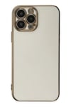 Mey İthalat®  iPhone 15 Pro Max Kılıf Volet Silikon - Beyaz