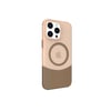 Mey İthalat®  iPhone 15 Pro PC Suit Magsafe Kapak - Kahverengi