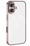 Mey İthalat®  iPhone 16 Kılıf  Lensli Silikon - Pembe