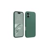 Mey İthalat®  iPhone 16 Kılıf First Silikon - Koyu Yeşil