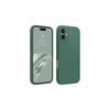 Mey İthalat®  iPhone 16 Kılıf First Silikon - Koyu Yeşil
