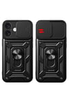 Mey İthalat®  iPhone 16 Kılıf Pars Lens Yüzüklü Silikon - Gold