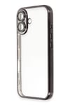 Mey İthalat®  iPhone 16 Plus Kılıf  Lensli Silikon - Siyah