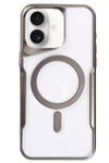 Mey İthalat®  iPhone 16 Plus Kılıf Boyi Magsafe Silikon Kapak - Titan Gri