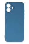 Mey İthalat®  iPhone 16 Plus Kılıf First Silikon - Mavi