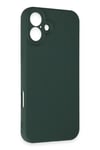 Mey İthalat®  iPhone 16 Plus Kılıf First Silikon - Koyu Yeşil