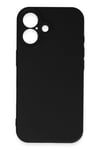 Mey İthalat®  iPhone 16 Plus Kılıf First Silikon - Siyah