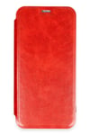 Mey İthalat®  iPhone 16 Plus Kılıf Flip Cover - Kırmızı