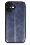 Mey İthalat®  iPhone 16 Plus Kılıf Flip Cover - Lacivert