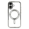 Mey İthalat®  iPhone 16 Plus Kılıf Kross Magneticsafe Kapak - Gümüş