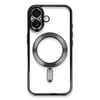 Mey İthalat®  iPhone 16 Plus Kılıf Kross Magneticsafe Kapak - Siyah