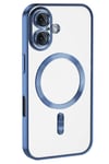 Mey İthalat®  iPhone 16 Plus Kılıf Kross Magneticsafe Kapak - Mavi