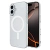 Mey İthalat®  iPhone 16 Plus Kılıf Magneticsafe Şeffaf Silikon - Şeffaf