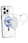 Mey İthalat®  iPhone 16 Plus Kılıf PC Poso Magsafe Kapak - Şeffaf