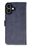 Mey İthalat®  iPhone 16 Plus Kılıf Trend S Plus Kapaklı Kılıf - Lacivert