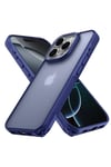 Mey İthalat®  iPhone 16 Pro Kılıf Elegant Kapak - Lacivert