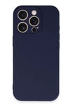 Mey İthalat®  iPhone 16 Pro Kılıf First Silikon - Lacivert