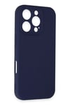 Mey İthalat®  iPhone 16 Pro Kılıf First Silikon - Lacivert