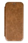 Mey İthalat®  iPhone 16 Pro Kılıf Flip Cover - Taba