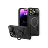 Mey İthalat®  iPhone 16 Pro Kılıf Joy Lens Standlı Kapak - Siyah
