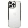 Mey İthalat®  iPhone 16 Pro Max Kılıf  Lensli Silikon - Gümüş